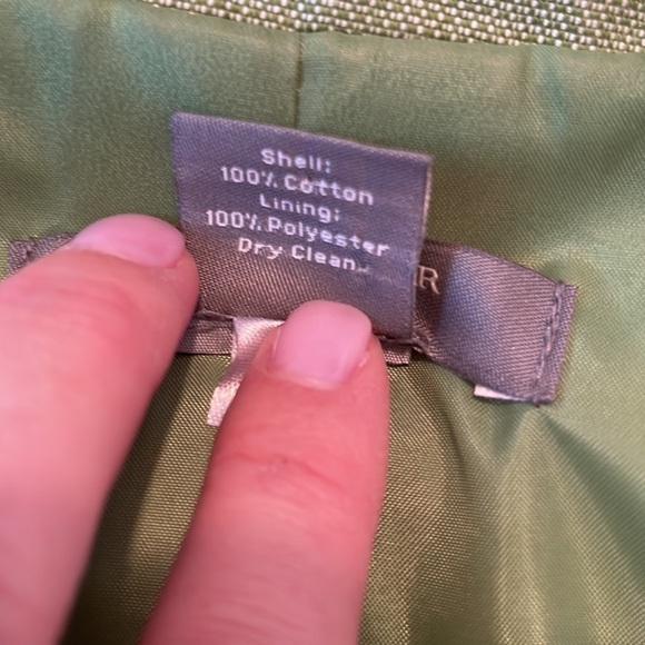 Ann Taylor Petites - 12P - Short Sleeve Green Blazer - Picture 6 of 6
